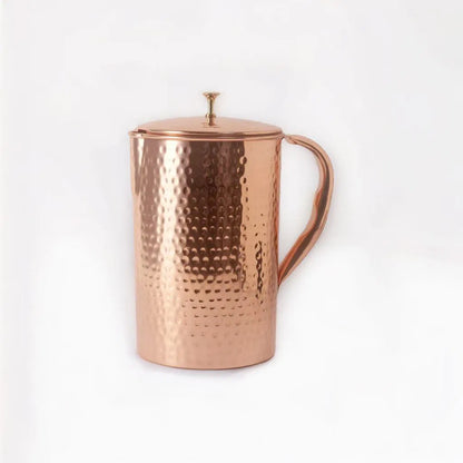 Pure Copper Jug - 2L Hammered Copper Jug