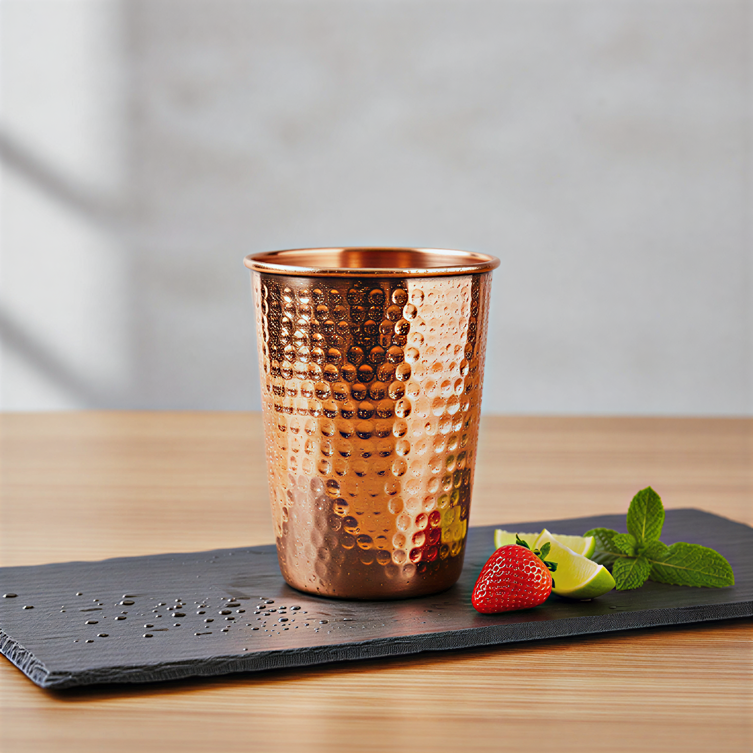 Ayurvedic Copper Water Bottle & Tumbler Set – Wellness Combo
